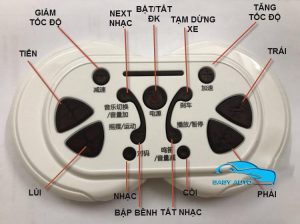 Điều khiển từ xa của xe ô tô điện trẻ em LT998