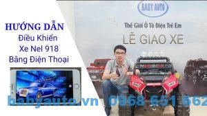 điều khiển xe ô tô điện trẻ em bằng điện thoại