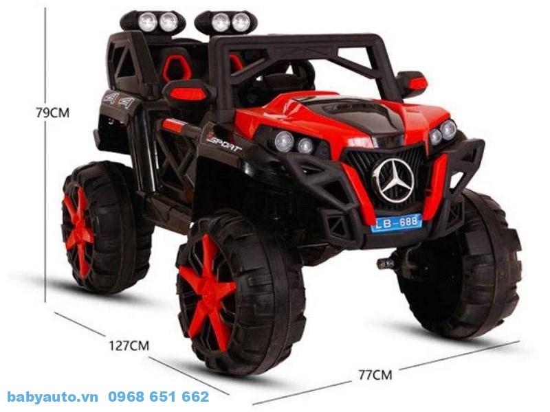 Xe LB688 có kích thước rất lớn