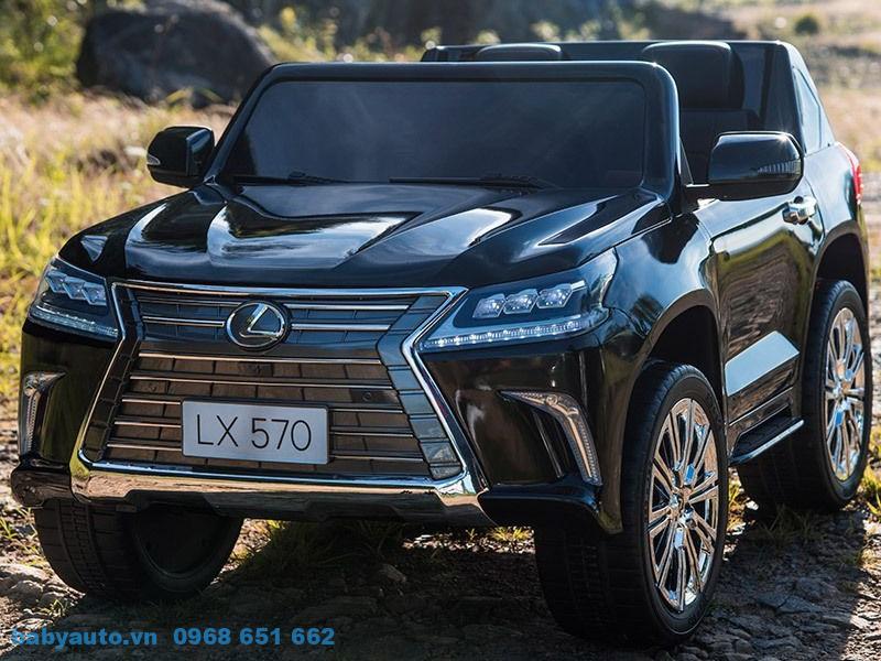 Xe ô tô điện trẻ em 2 chỗ ngồi LX570 với kiểu dáng sang trọng