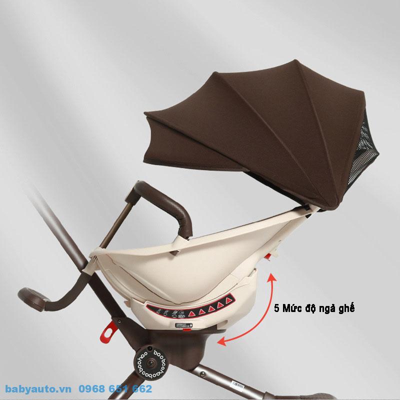 5 mức độ ngả ghế của xe đẩy baobaohao V18