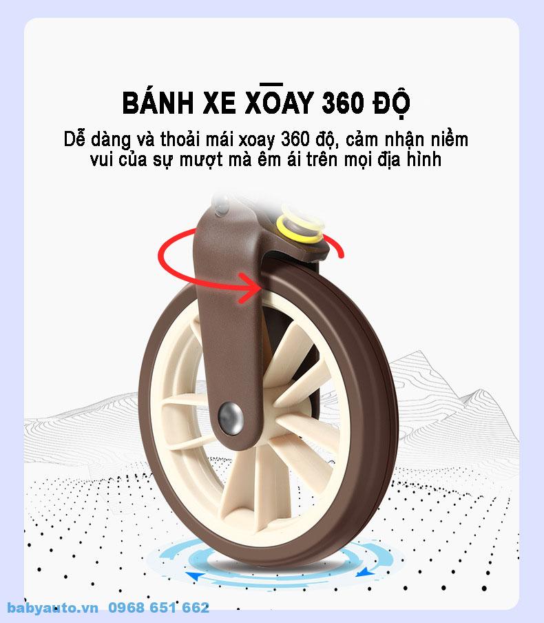 Bánh xe đẩy cho bé Baobaohao V18