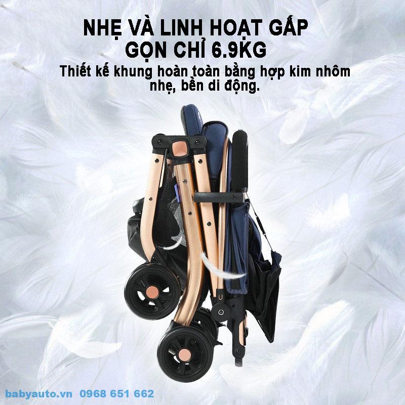 Gấp gọn linh hoạt của xe đẩy Baobaohao QZ1