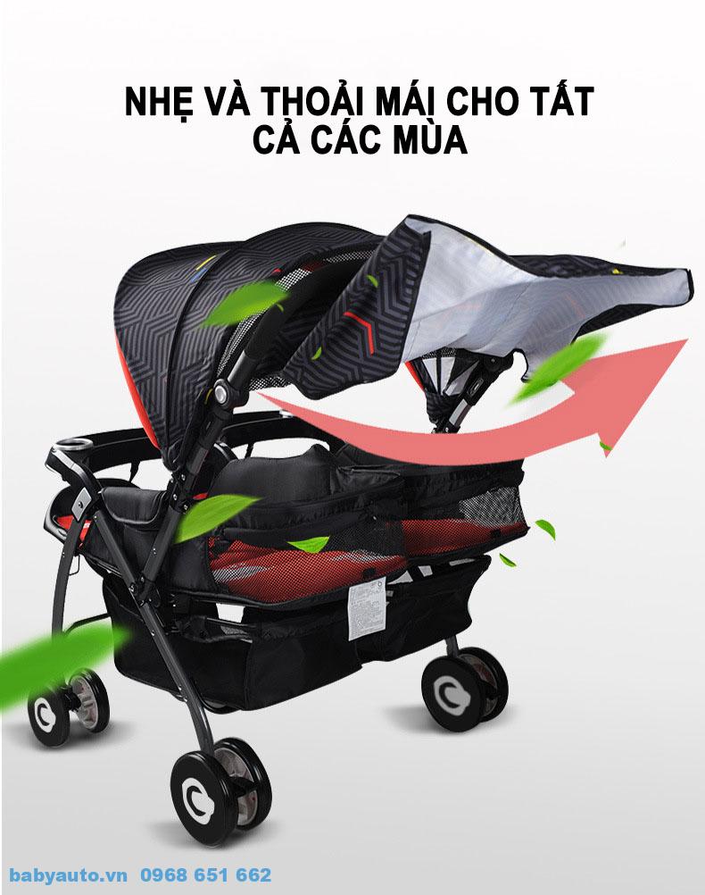 Thiết kế nhẹ, thoáng phù hợp mọi mùa