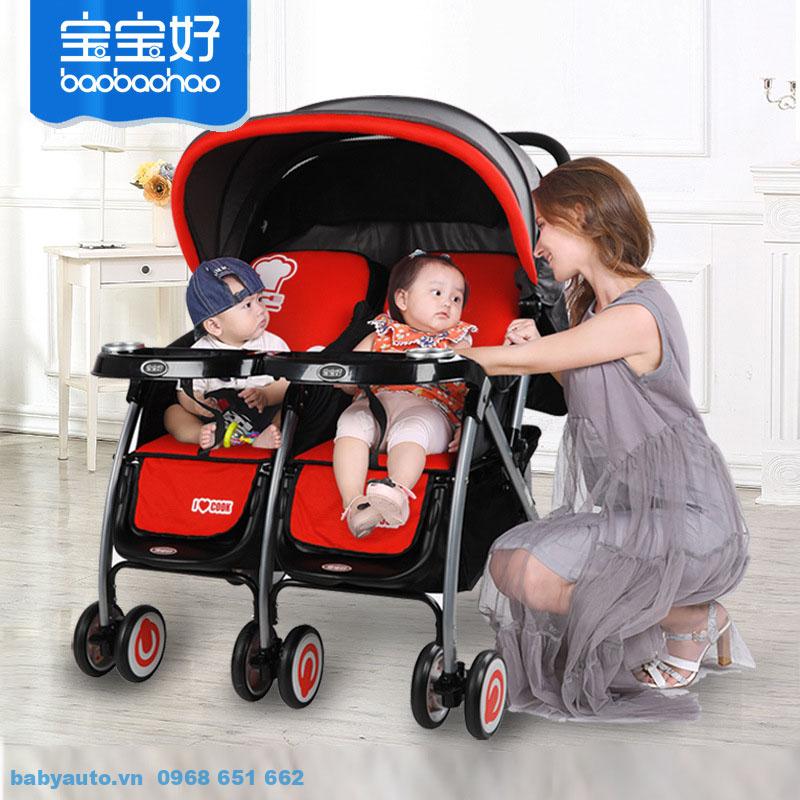 XE ĐẨY ĐÔI BAOBAOHAO 703A CHO BÉ TỪ 0-36 THÁNG XE ĐẨY ĐÔI BAOBAOHAO 703A CHO BÉ TỪ 0-36 THÁNG