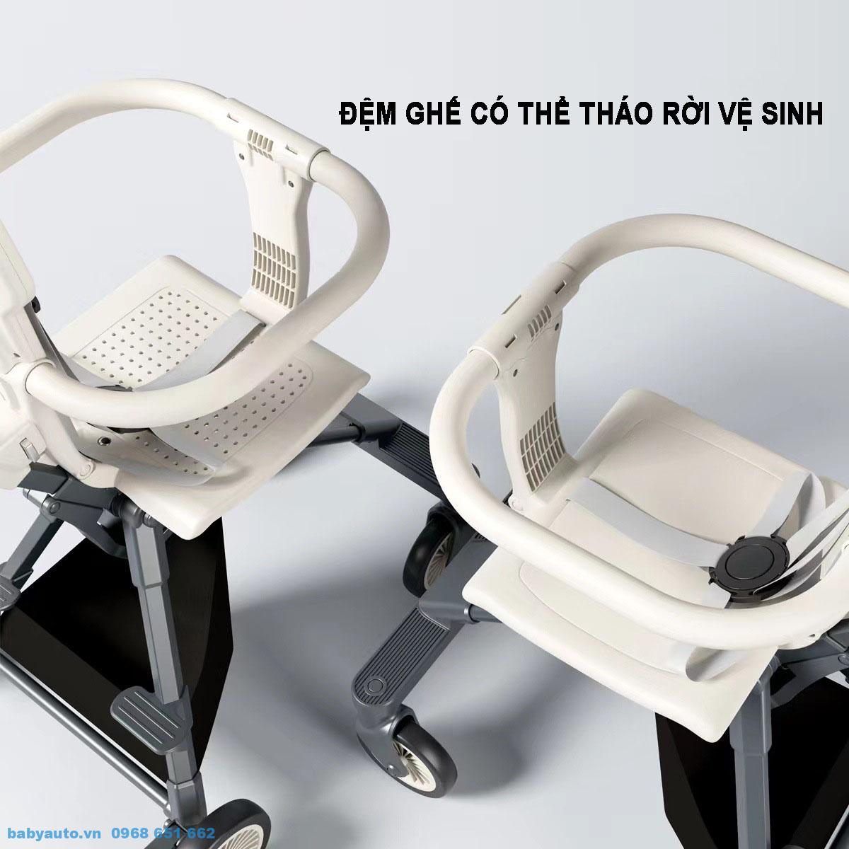 Đệm ghế có thể tháo rời vệ sinh