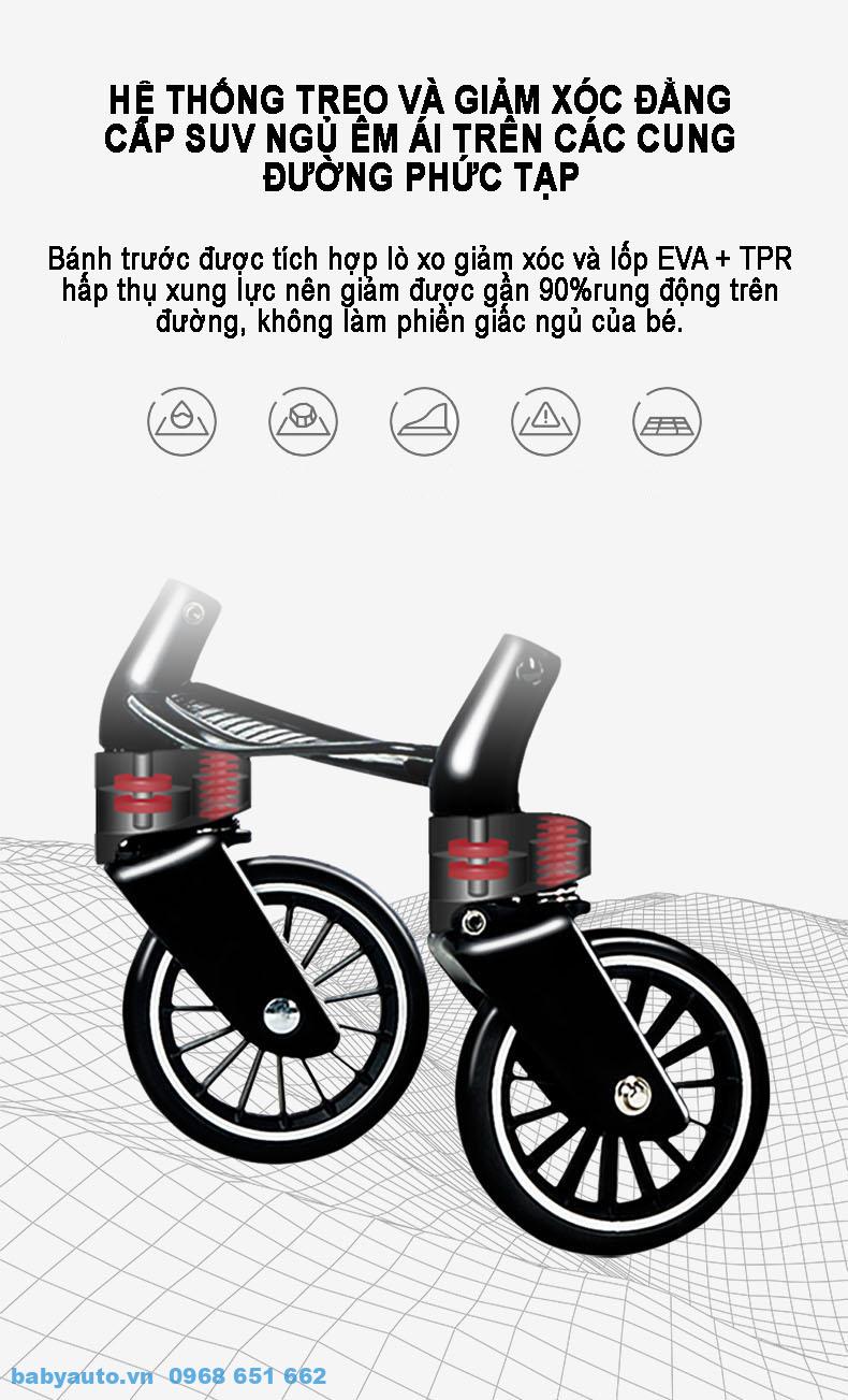 Hệ thống giảm xóc vượt trội