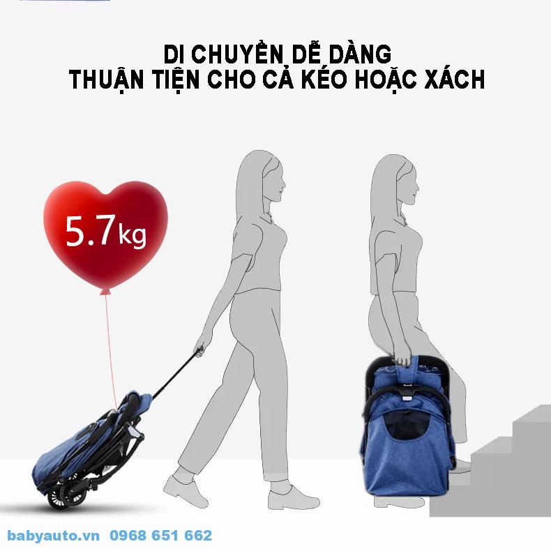 Kéo xe hoặc xách tay dễ dàng 02