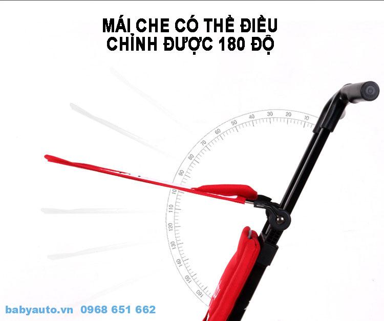 Mái che điều chỉnh 180 độ