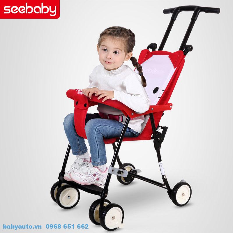 Xe đẩy cho bé Seebaby gấp gọn nhẹ tiện lợi du lịch