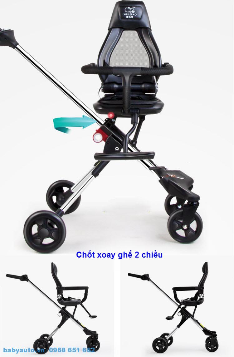 Xe đẩy thông minh 4 bánh Ride X1 NEW (5)