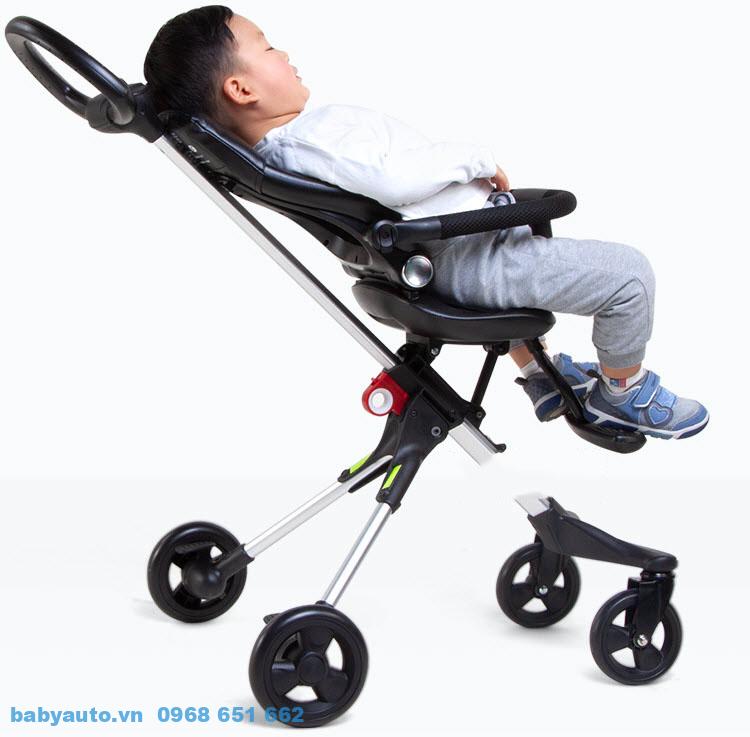 Xe đẩy thông minh 4 bánh X1 NEW - Hàn